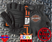 NEW Harley-Davidson Shorty Leather Gloves