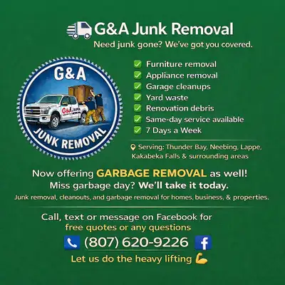 G&A Junk Removal, View more