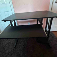 SELLING BLACK IKEA DESK