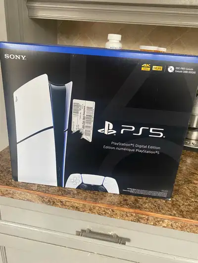 BRAND NEW SEALED PS5 DIGITAL YOU CAN OPEN IT AND TEST IT BEFORE PURCHASING IF YOU ARE 100% PRICE IS...