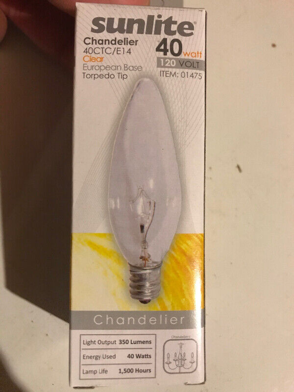 25 Chandelier Light Bulbs in Indoor Lighting & Fans in Dartmouth - Image 4
