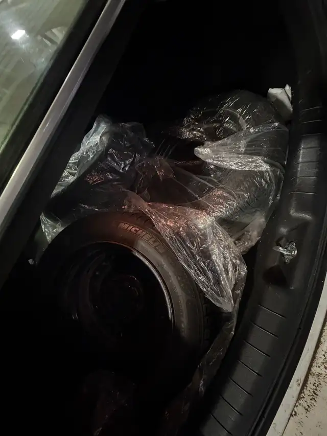 4 Winter Tires with Black Steel Rims 175/65 R15 in Tires & Rims in Peterborough - Image 5