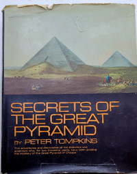 book - Secrets of the Great Pyramid - Peter Tompkins - first ed