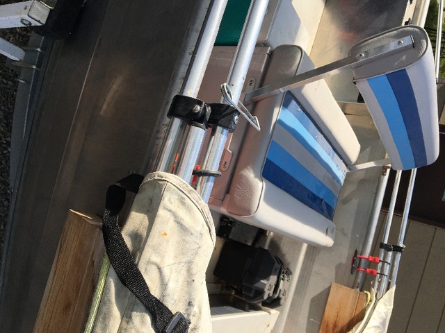 14’ Marathon welded aluminum boat Powerboats & Motorboats