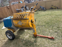 Used electric mortar mixer 