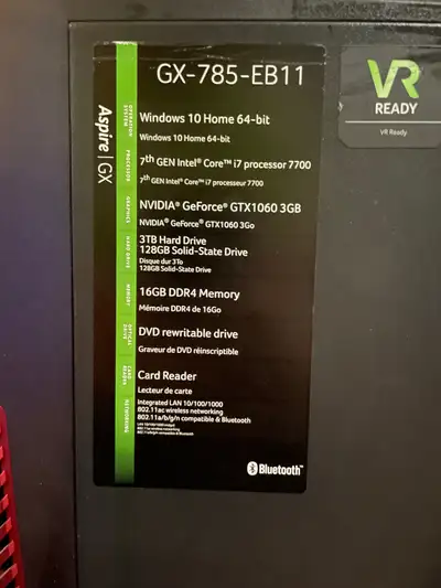 Gaming / Work PC – i7, GTX 1060, 16GB RAM – Works Perfect, View more