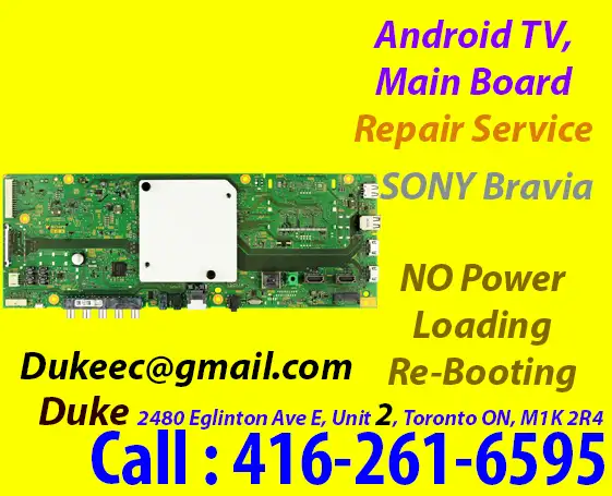 XBR55X800E Sony, Android, TV, Bravia, MAIN, BOARD, EXCHANGE