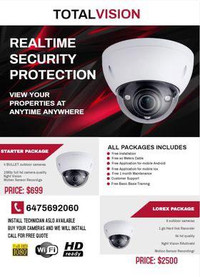 residential security cameras, CCTV, total surveillance