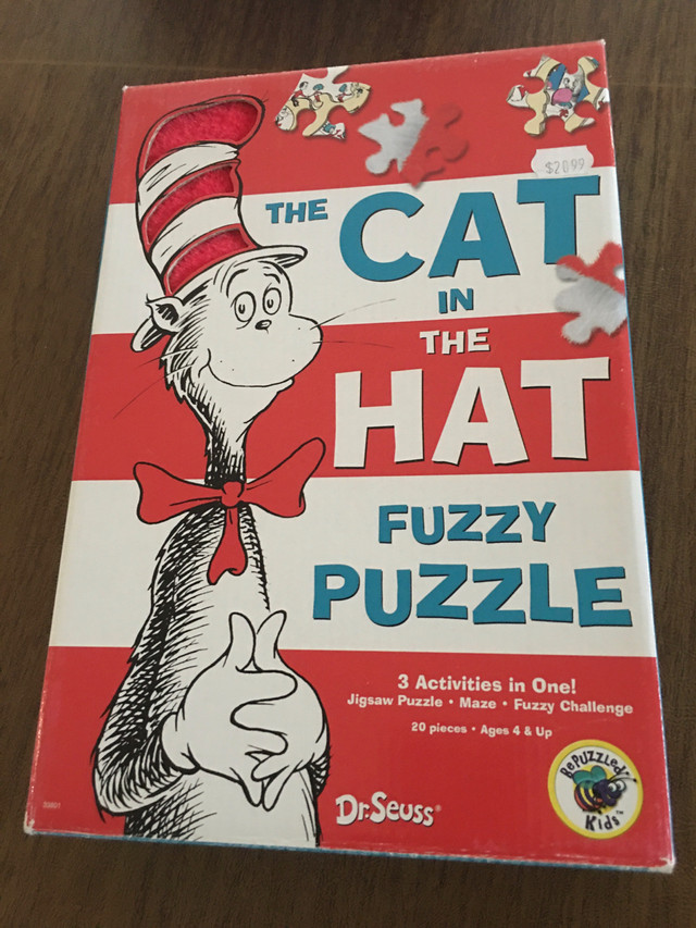 Dr. Seuss Cat in the Hat Puzzle dans Jouets et jeux  à Ville de Montréal
