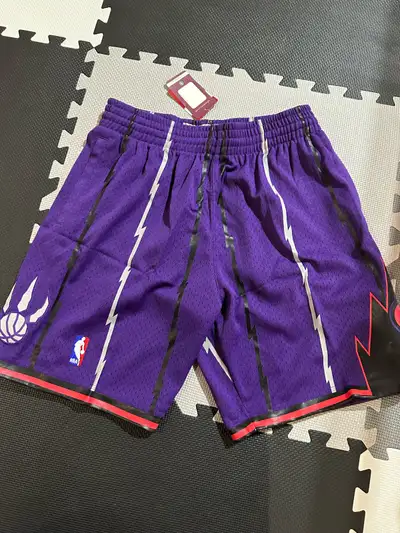BNWT Mitchell & Ness Toronto Raptors Retro Dino Shorts, View more