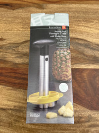 Stainless Steel Pineapple Corer With Wedge Slicer