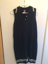 Ladies Tommy Hilfiger dress $35 Medium, navy cotton dress, new