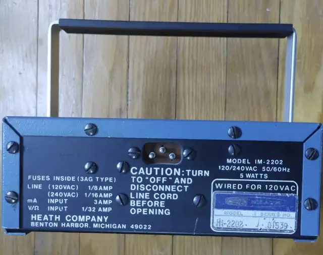 Heathkit multimeter486356682120908802