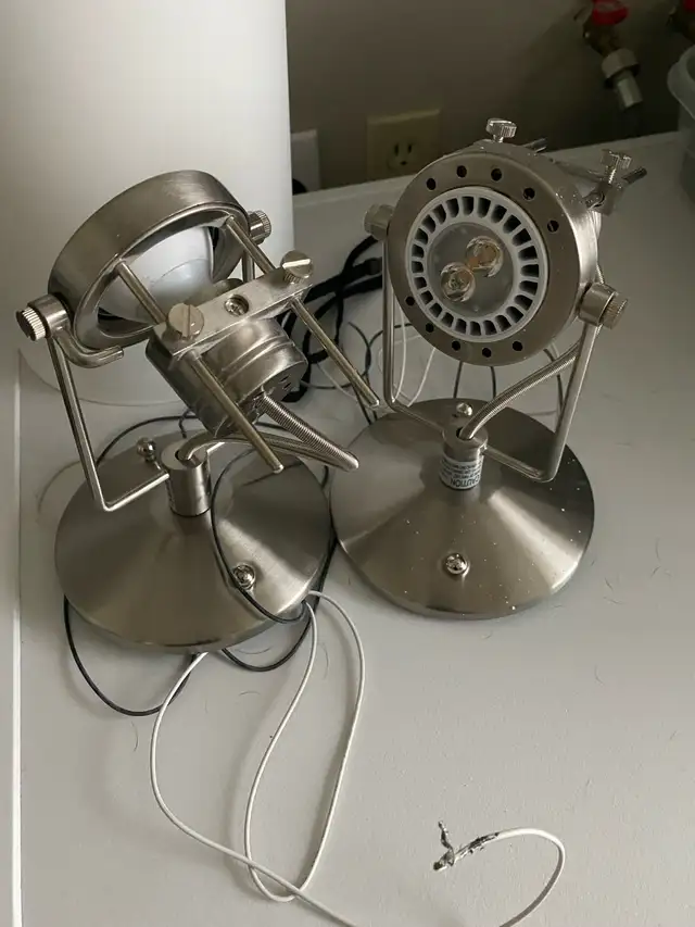 Ceiling spot lights silver/chrome LED