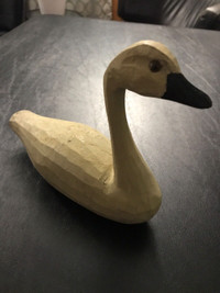 Handmade Wood Swan-Measures 8” L X 6” H