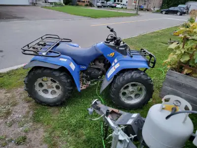 I am looking to trade my 1990 yamaha moto 4 250. It's all original... still has original stickers on...