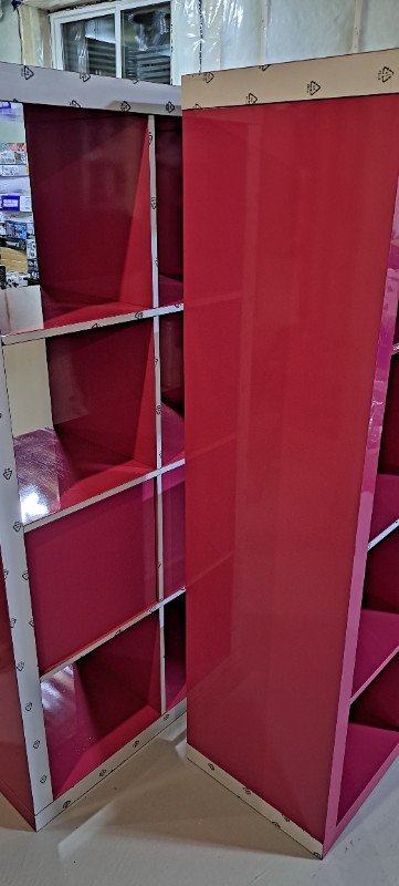 2 Lovely Pink Ikea Bookshelves/Cabinets in Bookcases & Shelving Units in Calgary - Image 2