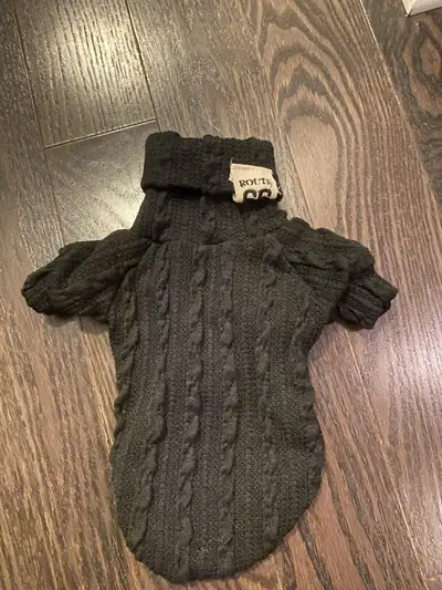 Small dog cable knit sweater, View more
