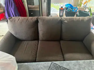 Free couch. Good condition. Pick up only., View more