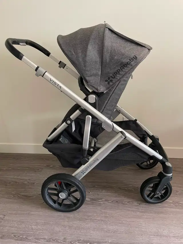 Uppababy Vista with Toddler Seat and Bassinet in Strollers, Carriers & Car Seats in Edmonton - Image 4