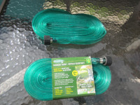Two New Soaker Hoses & Two Sprinklers