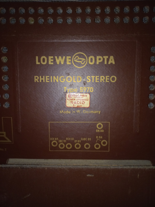 Vintage Loewe Opta - Rheingold-Stereo Type 5970 (West Germany) in Arts & Collectibles in City of Toronto - Image 3