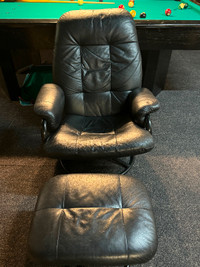 Chairworks Gorgeous Genuine Leather Chairs+Ottomans FreeDelivery