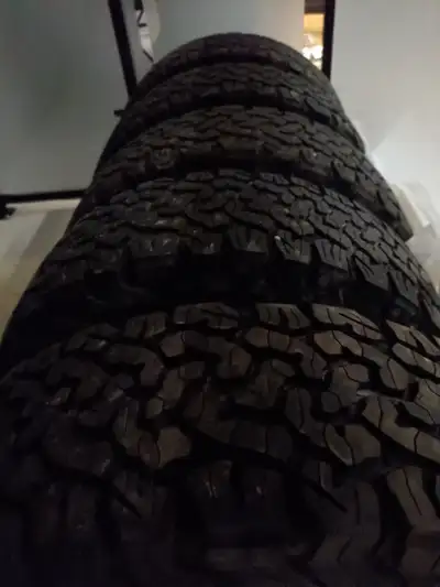 4 at 8/32 tread. 1 brand new. Never used. 350 firm