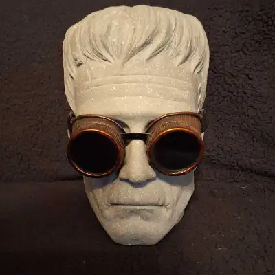 Frankenstein Bust with Goggles, View more