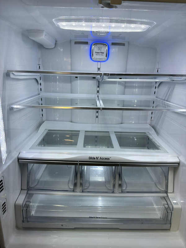 LG 36” Stainless Refrigerator Door In Door Bottom Freezer $799 in Refrigerators in Mississauga / Peel Region - Image 4