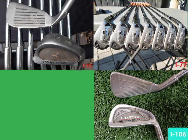1 – GOLF IRONS SETS – High End to Entry Level – See Description in Golf in Edmonton
