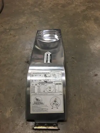 Belt shroud off an early 2000’s Ski-Doo ZX chassis. In excellent condition. Has been polished Locate...