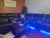 Power recliner with LED lights, hardly used (moving out sale)