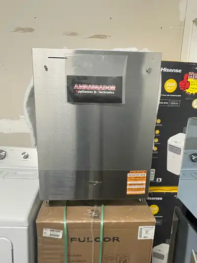 NEW 24” Whirlpool Top Control With Boost Cycle (Stainless Steel), View more