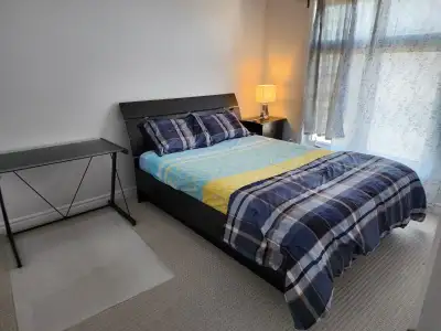 Availability: October 1st I have TWO fully furnished bedroom (Queen size bed, Mattress, Pillow, Cove...