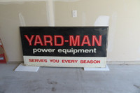 Vintage YARD-MAN Sign
