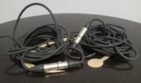 Yorkville standard series 25 ft microphone cable x 2