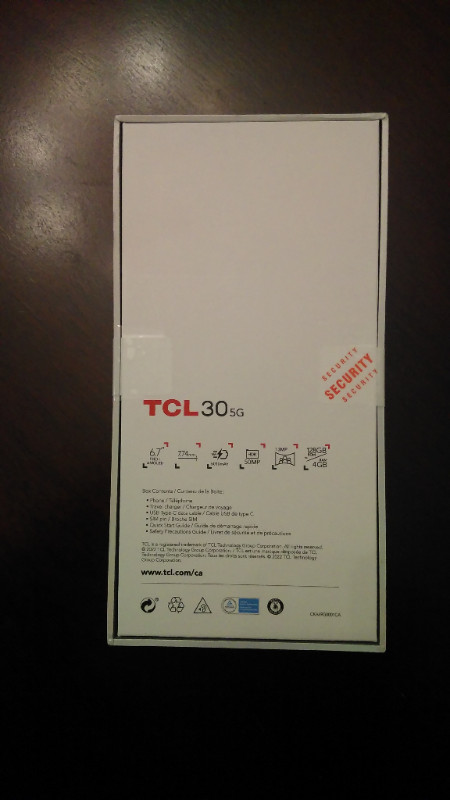 New TCL 30 5G 128GB 6.7" AMOLED Display 50MP Camera Cellphone in Cell Phones in City of Toronto - Image 4
