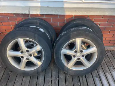 4 x General altimax RT43 all season on alloy rims 4.5/32 remain Alloys in great shape 5 x 114.3mm bo...
