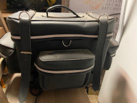 Leather motorcycle bag (great condition)