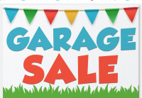 Garage Sale May 11 , 8-12 188 Redpath Drive