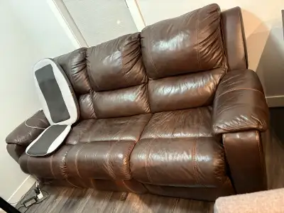 recliner sofa geniun leather, View more