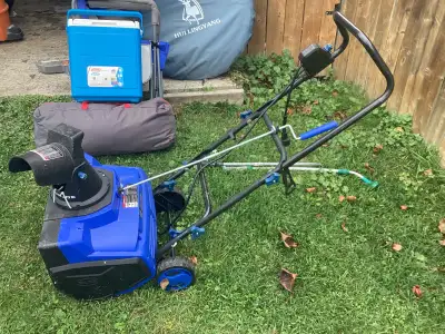 Snow Joe electric snow blower, View more