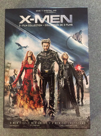 X-men 3 Film Collection 1, 2, and 3 mint shape DVD 