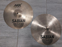Sabian hi hats . Drums
