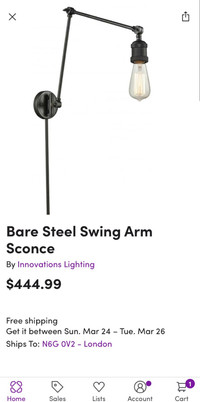 Innovations Lighting 238-OB Swing Arm Single Arm Wall Sconce (2)
