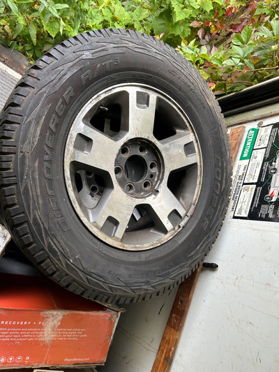 6 bolt ford f150 rim and tires 