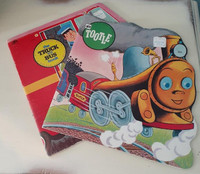 Vintage Golden Shape Books - The Truck and Bus Book & Tootle