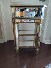 Mirror Nightstand/High/Night/Side/Bedside/End Table (75x46x33)