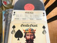 Gentle Giant UK prog rock Cdn LP with insert super clean vg++